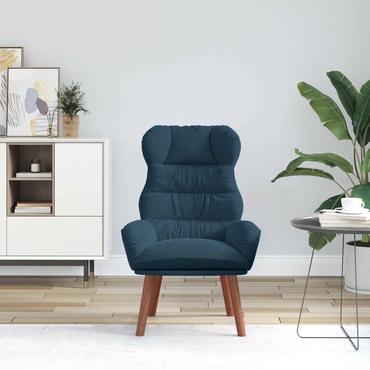 poltrona Blu 69 x 74 x 93 cm Velluto