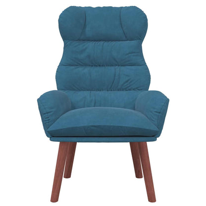 Sedia rilassante Blu 69 x 74 x 93 cm Velluto
