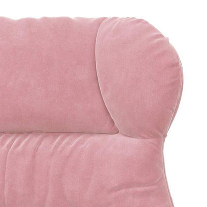 Sedia rilassante Rosa 69 x 74 x 93 cm Velluto