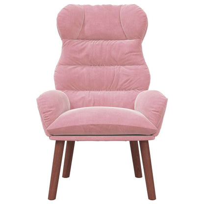 Sedia rilassante Rosa 69 x 74 x 93 cm Velluto