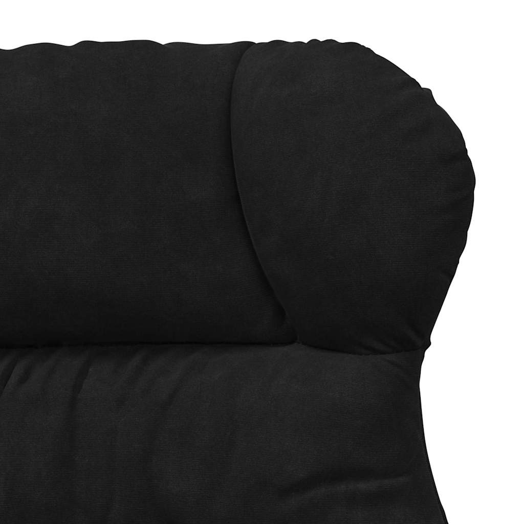 poltrona Nero 69 x 74 x 93 cm Velluto | homemem39