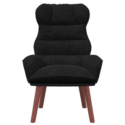 poltrona Nero 69 x 74 x 93 cm Velluto