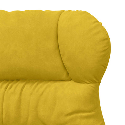 poltrona Giallo 69 x 74 x 93 cm Velluto