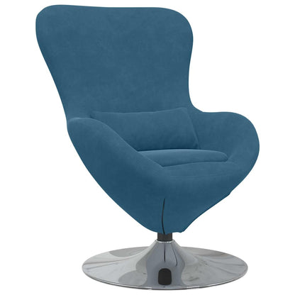 Poltrona uovo Blu 63 x 73 x 90 cm Velluto
