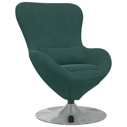 Poltrona uovo Verde scuro 63 x 73 x 90 cm Velluto