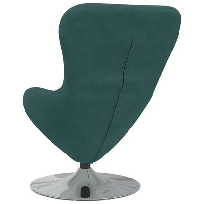 Poltrona uovo Verde scuro 63 x 73 x 90 cm Velluto