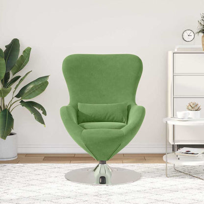 Poltrona uovo Verde chiaro 63 x 73 x 90 cm Velluto