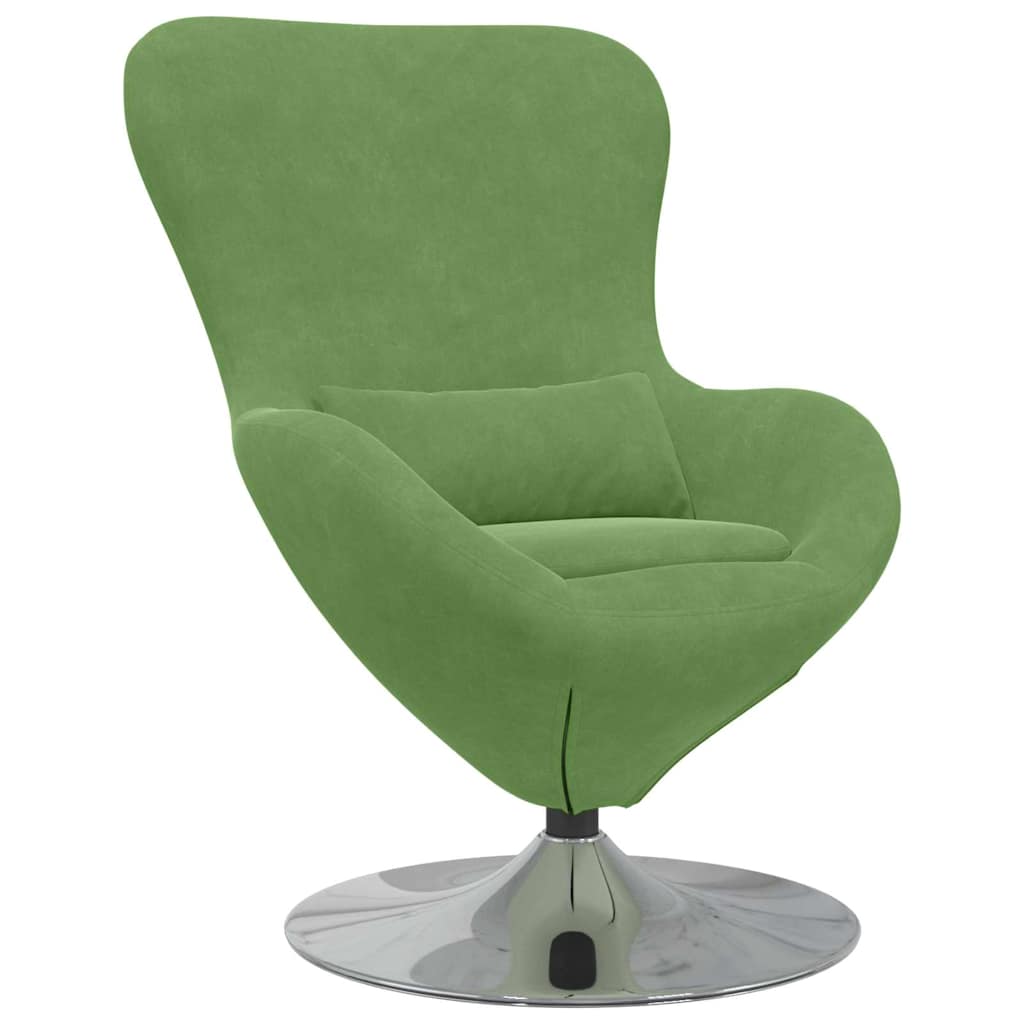 Poltrona uovo Verde chiaro 63 x 73 x 90 cm Velluto