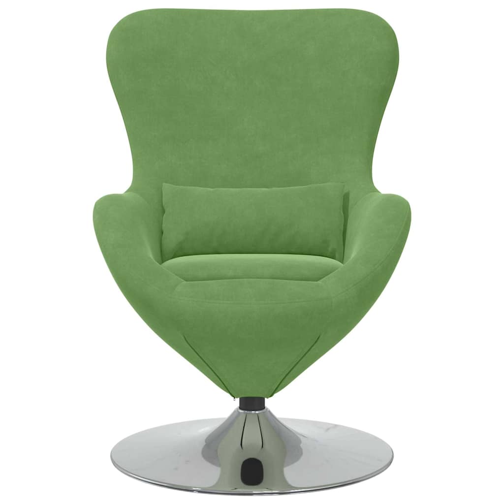 Poltrona uovo Verde chiaro 63 x 73 x 90 cm Velluto