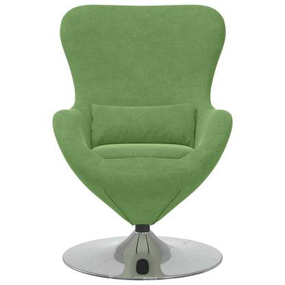 Poltrona uovo Verde chiaro 63 x 73 x 90 cm Velluto