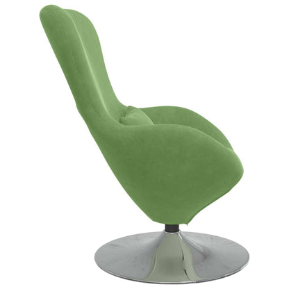Poltrona uovo Verde chiaro 63 x 73 x 90 cm Velluto