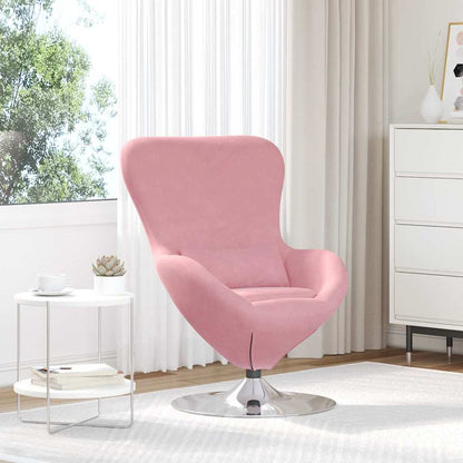 Poltrona uovo Rosa 63 x 73 x 90 cm Velluto