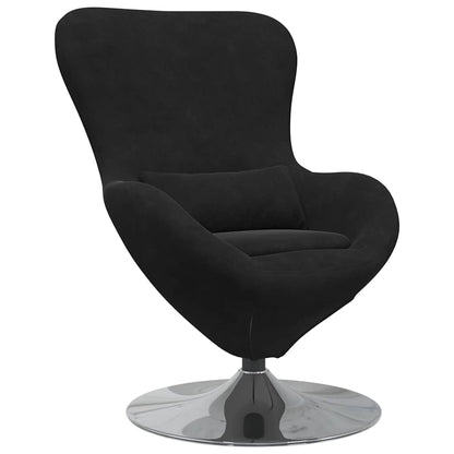 Poltrona uovo Nero 63 x 73 x 90 cm Velluto