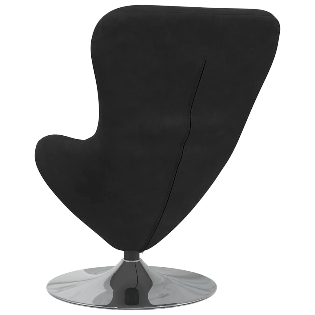 Poltrona uovo Nero 63 x 73 x 90 cm Velluto