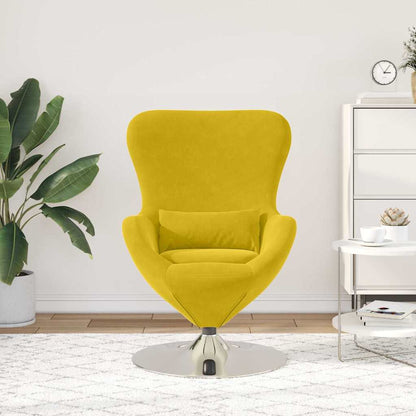 Poltrona uovo Giallo 63 x 73 x 90 cm Velluto
