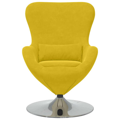 Poltrona uovo Giallo 63 x 73 x 90 cm Velluto