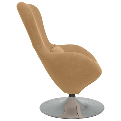 Poltrona uovo Marrone chiaro 63 x 73 x 90 cm Velluto