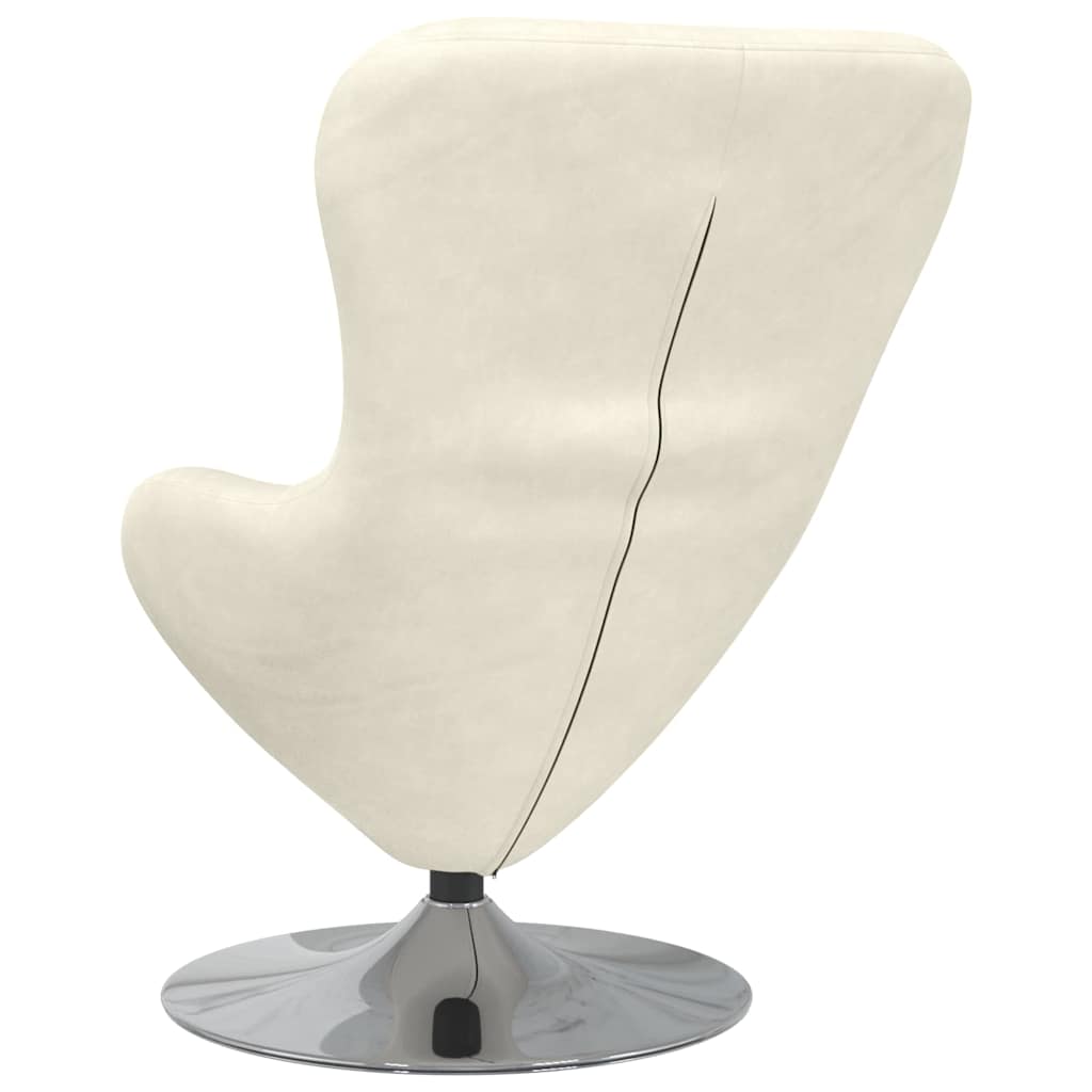 Poltrona uovo Crema 63 x 73 x 90 cm Velluto