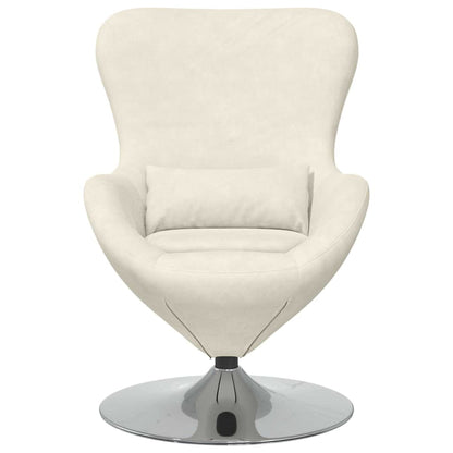 Poltrona uovo Crema 63 x 73 x 90 cm Velluto
