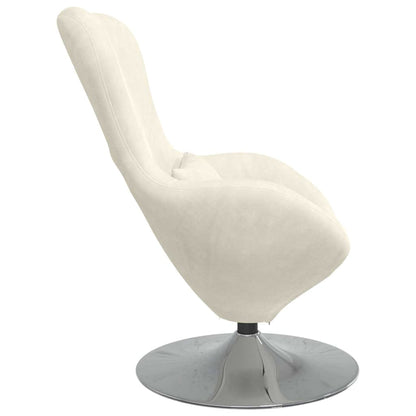 Poltrona uovo Crema 63 x 73 x 90 cm Velluto