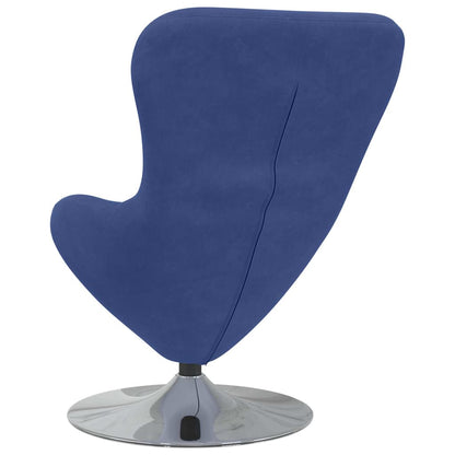 Poltrona uovo Blu Polizia 63 x 73 x 90 cm Velluto