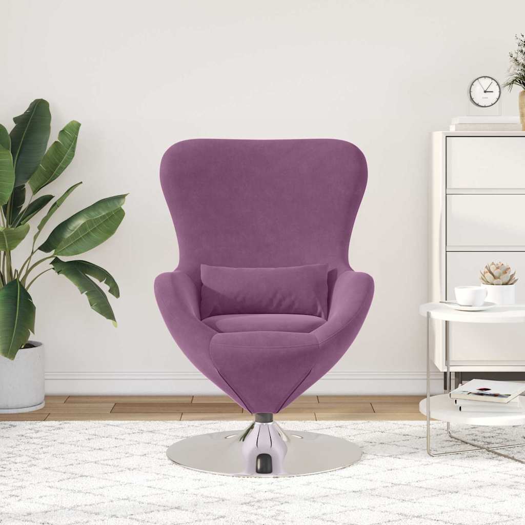 Poltrona uovo Viola 63 x 73 x 90 cm Velluto