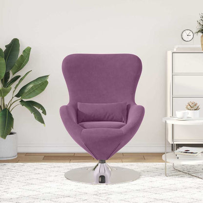 Poltrona uovo Viola 63 x 73 x 90 cm Velluto