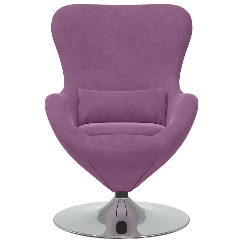Poltrona uovo Viola 63 x 73 x 90 cm Velluto