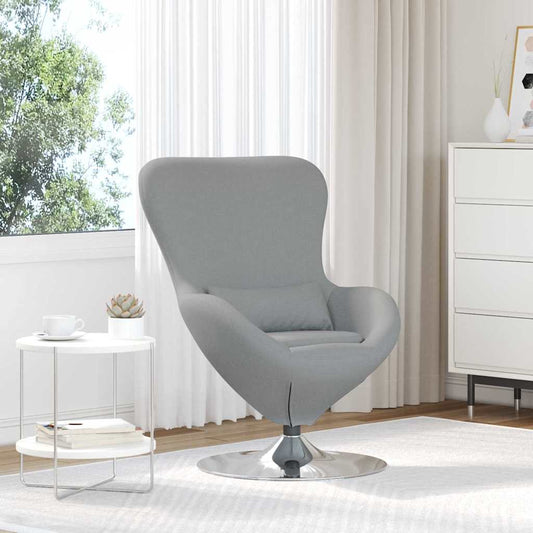 Poltrona uovo Grigio chiaro Tessuto