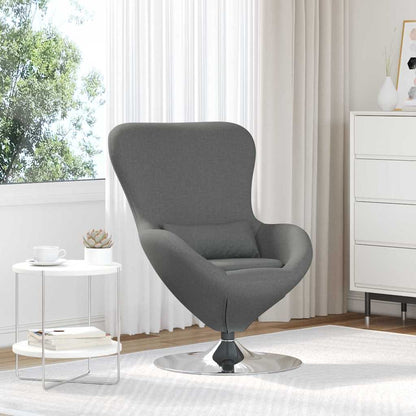 Poltrona uovo Grigio scuro Tessuto