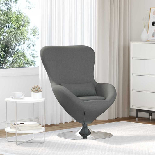 Poltrona uovo Grigio scuro Tessuto