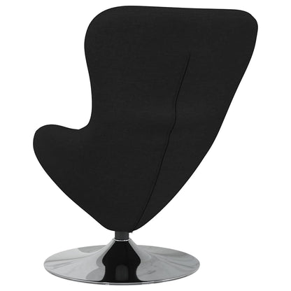 Poltrona uovo Nero Tessuto