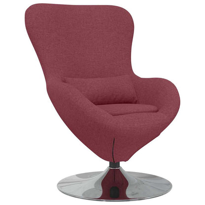Poltrona uovo Rosso vino Tessuto