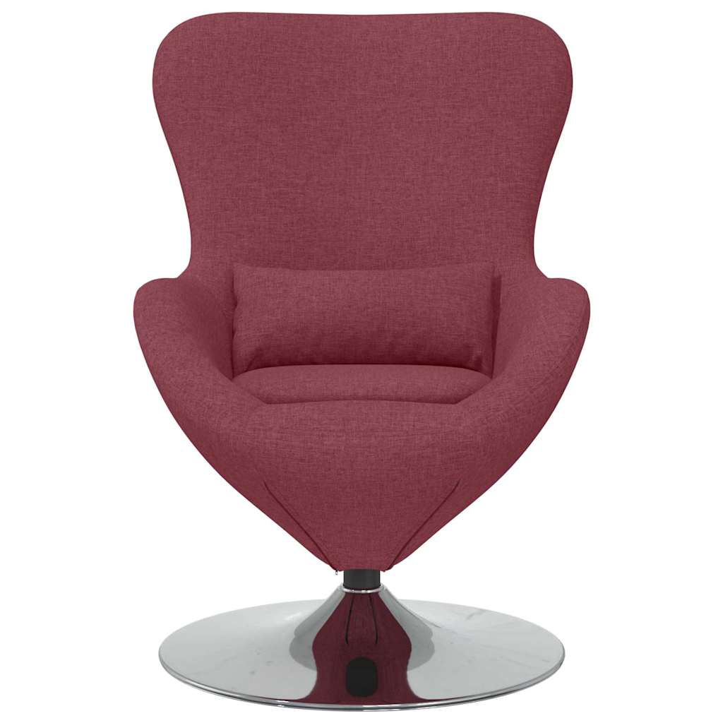 Poltrona uovo Rosso vino Tessuto