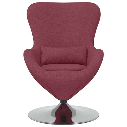 Poltrona uovo Rosso vino Tessuto