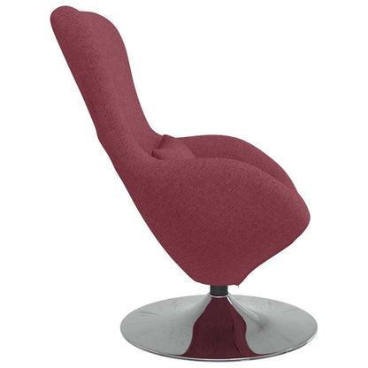 Poltrona uovo Rosso vino Tessuto
