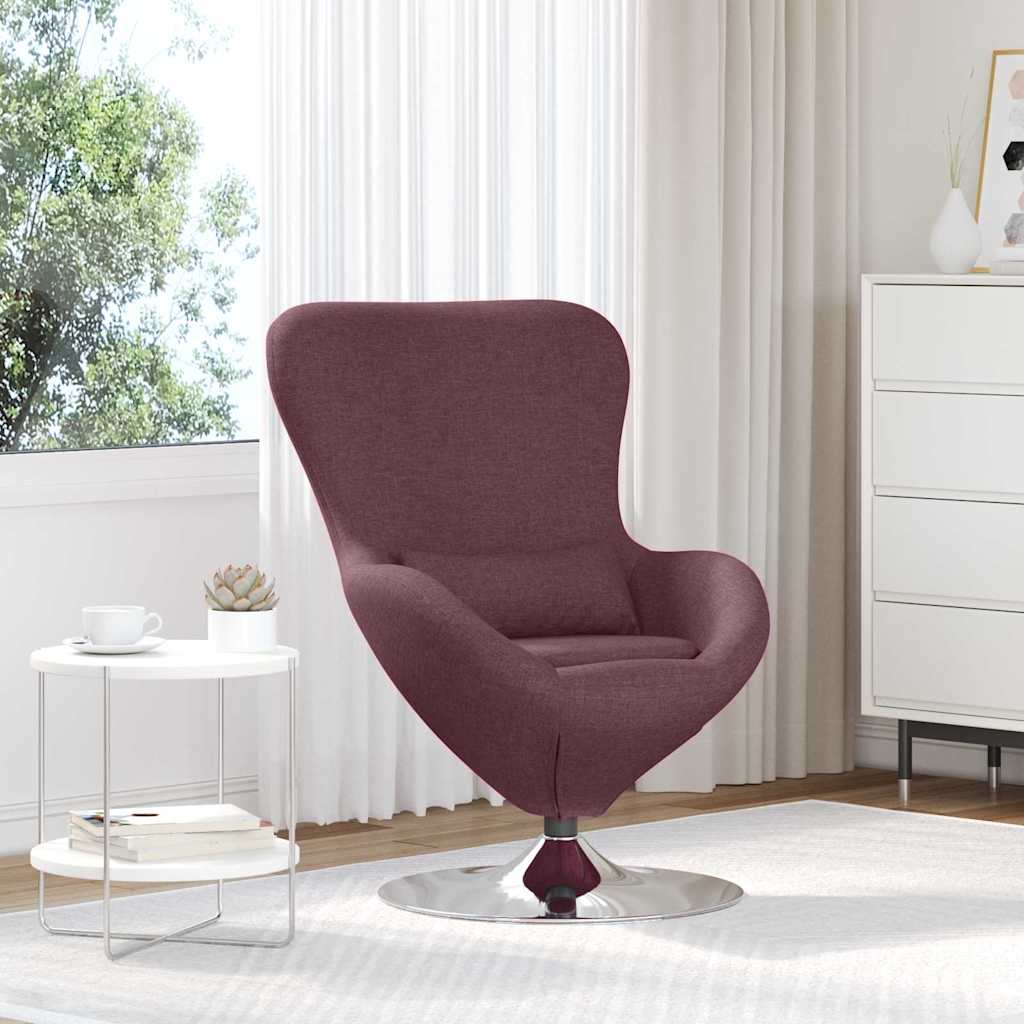 Poltrona uovo Viola Tessuto