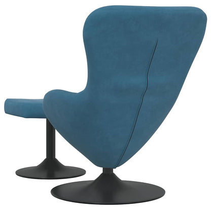 Poltrona uovo 2 pcs Blu 63 x 73 x 90 cm Velluto