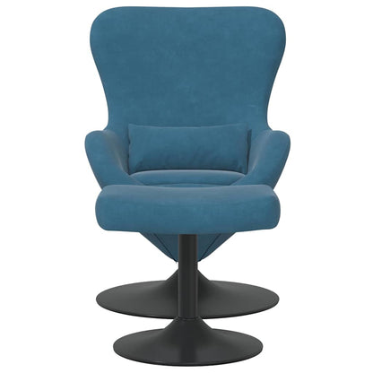 Poltrona uovo 2 pcs Blu 63 x 73 x 90 cm Velluto