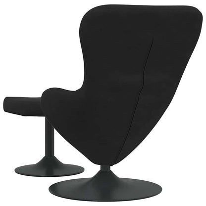 Poltrona uovo 2 pcs Nero 63 x 73 x 90 cm Velluto