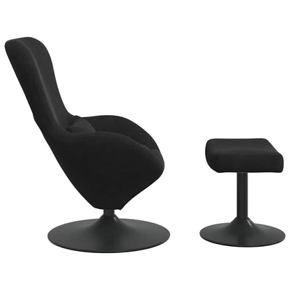 Poltrona uovo 2 pcs Nero 63 x 73 x 90 cm Velluto