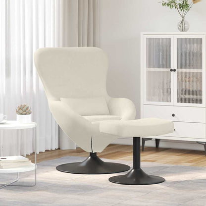 Poltrona uovo 2 pcs Crema 63 x 73 x 90 cm Velluto