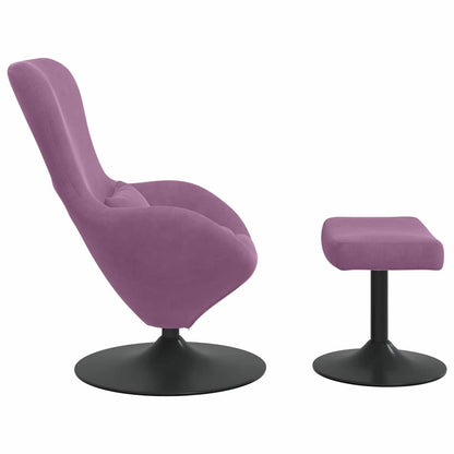 Poltrona uovo 2 pcs Viola 63 x 73 x 90 cm Velluto