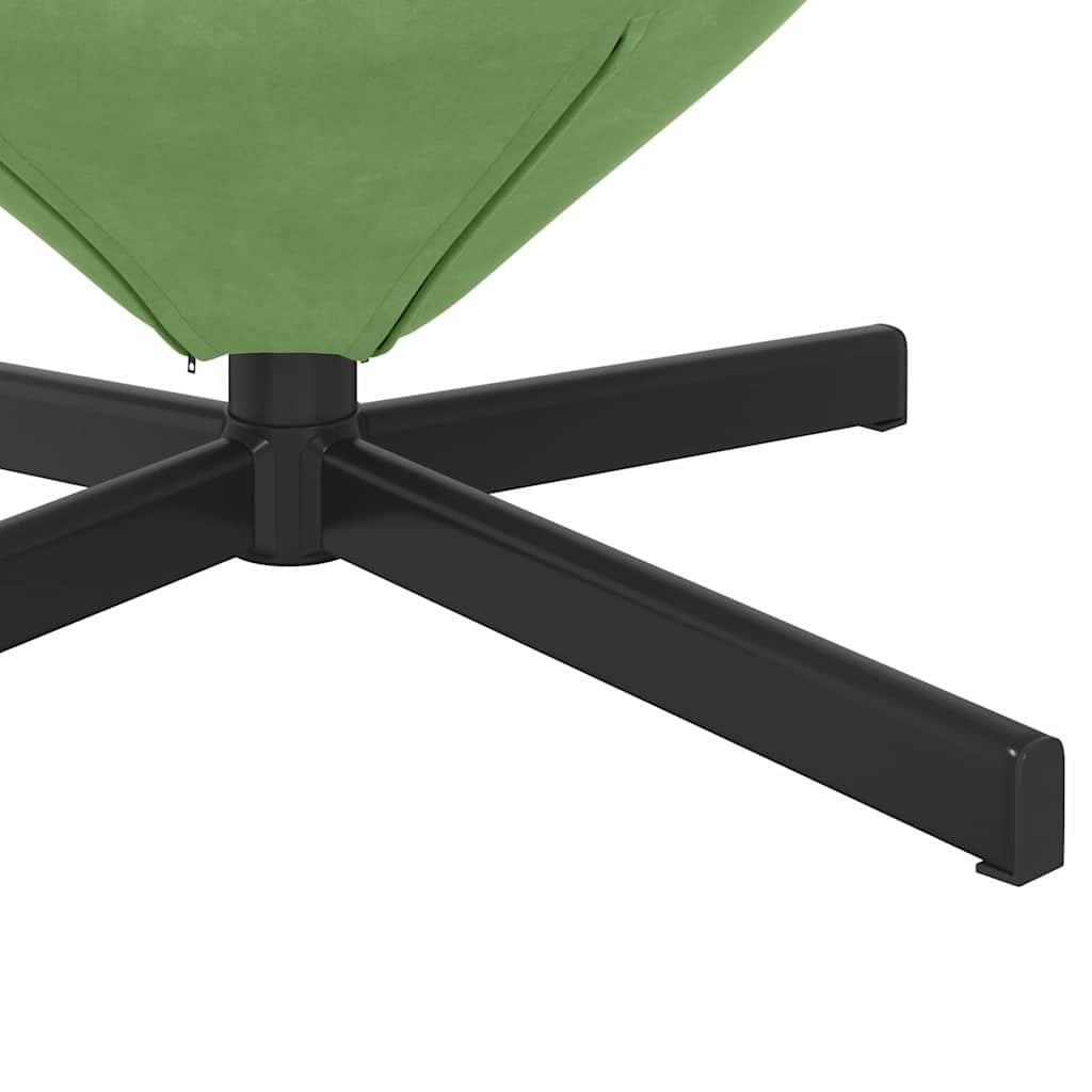 Poltrona uovo Verde chiaro 63 x 73 x 90 cm Velluto