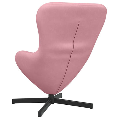 Poltrona uovo Rosa Velluto