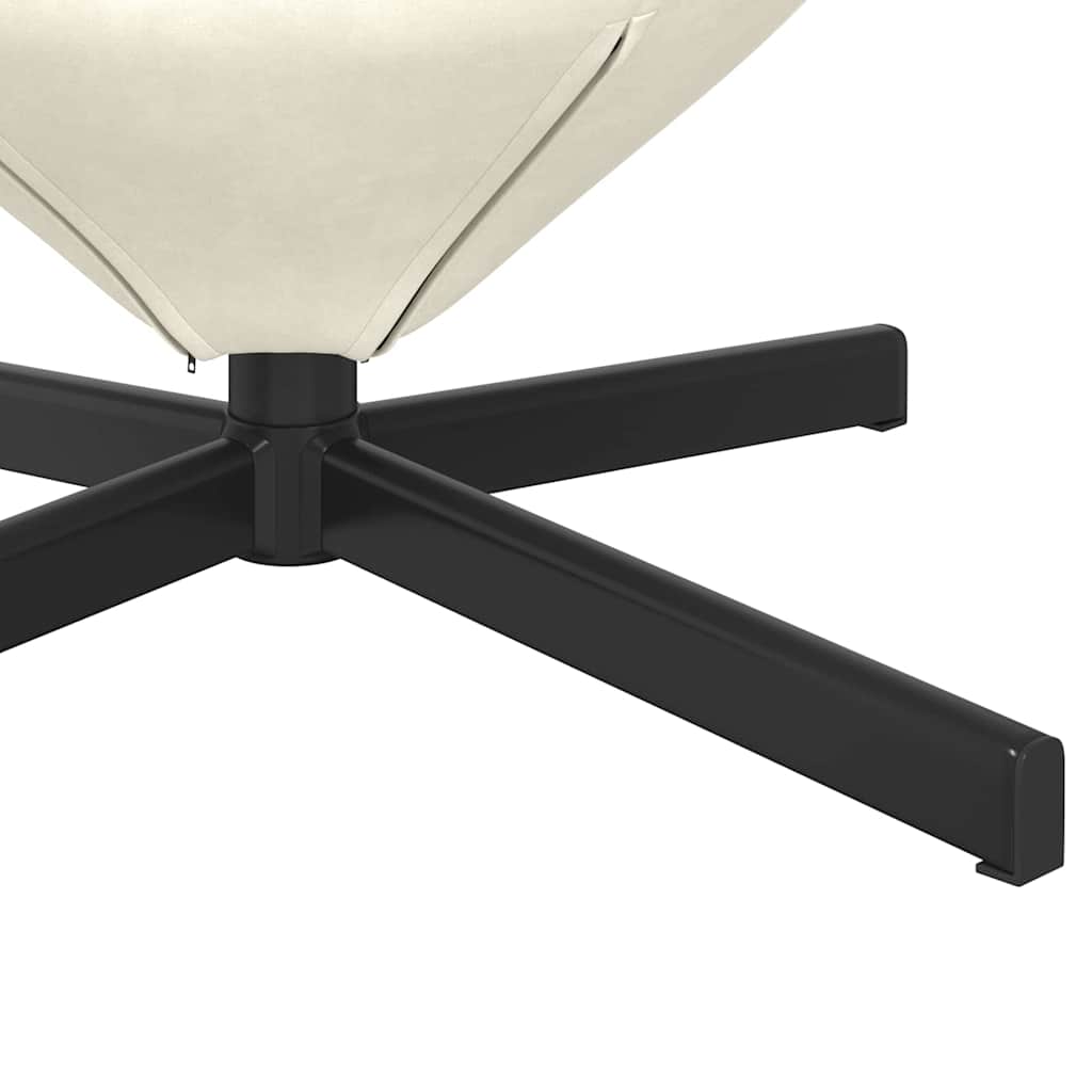 Poltrona uovo Crema 63 x 73 x 90 cm Velluto