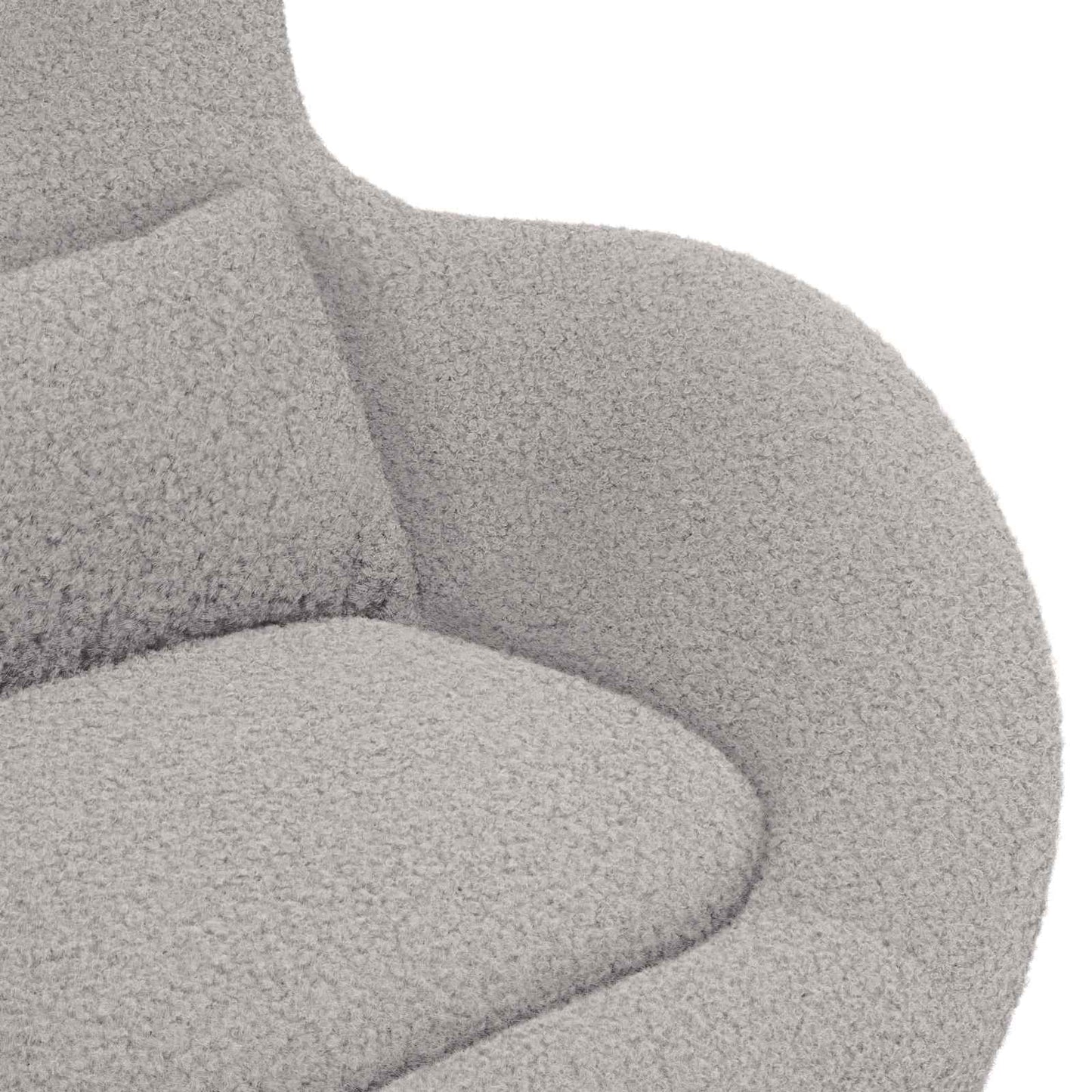 Poltrona uovo Grigio chiaro 63 x 73 x 90 cm Tessuto | homemem39