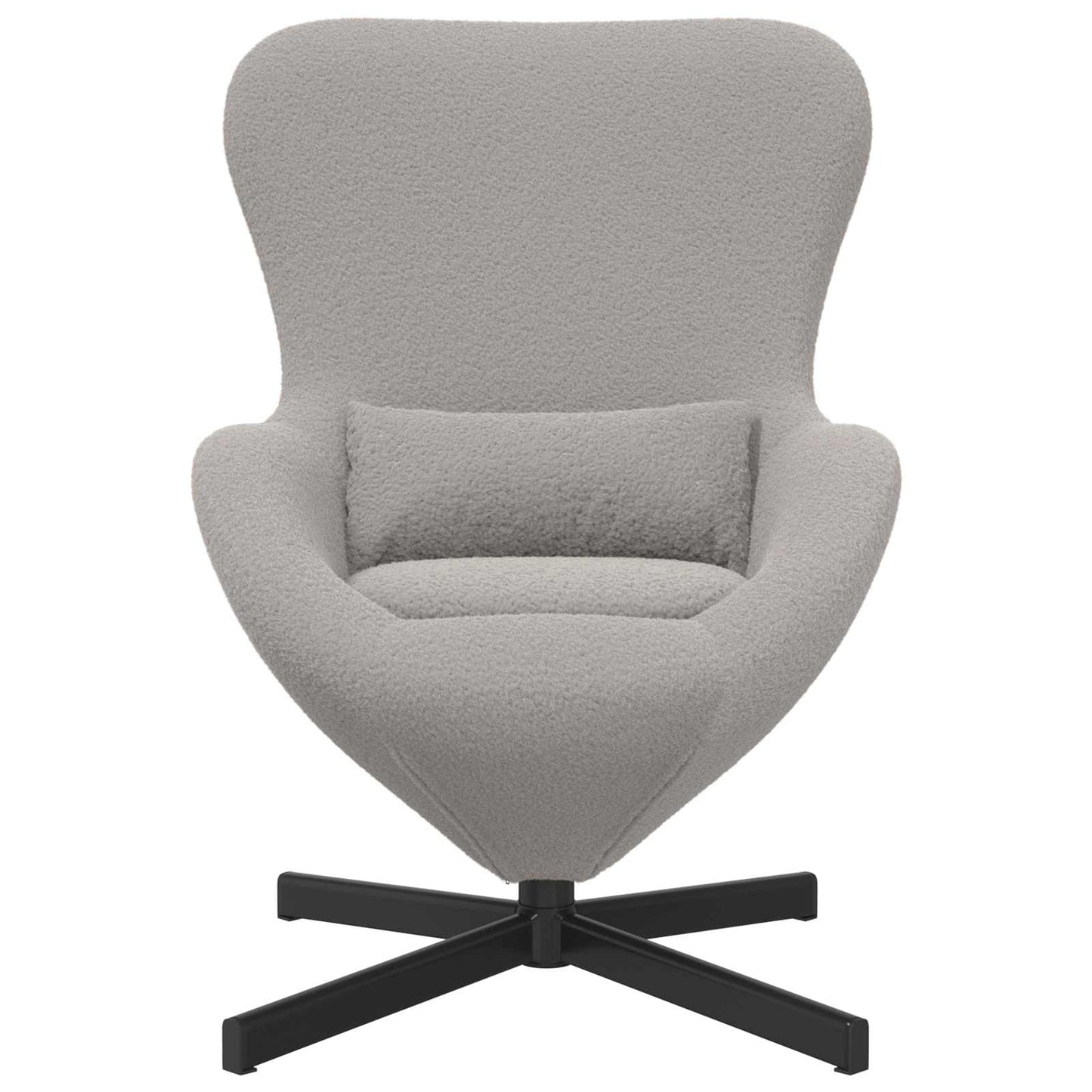 Poltrona uovo Grigio chiaro 63 x 73 x 90 cm Tessuto | homemem39