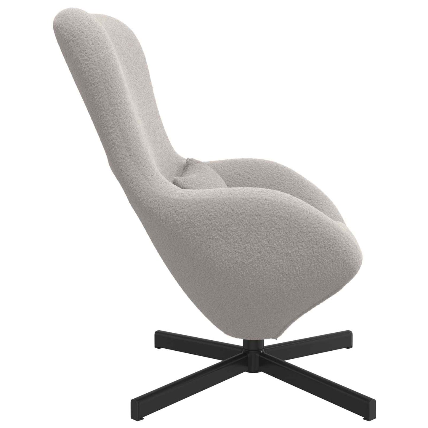 Poltrona uovo Grigio chiaro 63 x 73 x 90 cm Tessuto | homemem39
