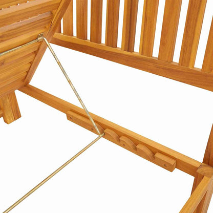 Lettino da sole 1-persona Marrone 200 x 57 x 75cm